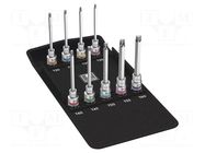 Wrench-set; socket spanner; Bit: Torx®; Chrom-vanadium steel WERA