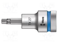 Socket; socket spanner,Torx®; TX27; 1/2"; 60mm; Zyklop WERA