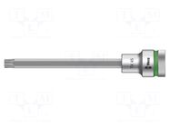 Socket; socket spanner,Torx®; Size: TX45; 1/2"; 140mm; Zyklop WERA
