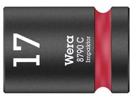 Socket; 6-angles,socket spanner,impact; HEX 17mm; 1/2" WERA