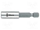 Holders for screwdriver bits; Socket: 1/4"; Overall len: 50mm WERA