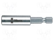 Holders for screwdriver bits; Socket: 1/4"; Overall len: 50mm WERA