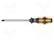 Screwdriver; Phillips; for impact,assisted with a key; PH3 WERA