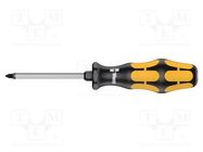 Screwdriver; Phillips; for impact,assisted with a key; PH1 WERA