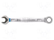Wrench; combination spanner,with ratchet; 19mm WERA