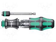 Kit: screwdrivers; Phillips,Pozidriv®,slot; with bit magazine WERA