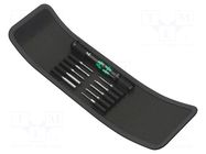 Kit: screwdrivers; case; precision; Holder: Halfmoon; M; 4mm; 11pcs. WERA