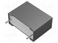 Capacitor: polypropylene; X2; R52; 0.33uF; 18x13.5x7.5mm; ±10% KEMET