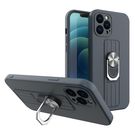 Ring Case silicone case with finger grip and stand for Xiaomi Redmi Note 10 5G / Poco M3 Pro dark blue, Hurtel