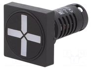 Position indicator; 22mm; PK22; IP54; 24VAC; 24VDC; -25÷70°C SPAMEL