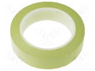 Tape: electrical insulating; W: 25mm; L: 66m; Thk: 0.063mm; yellow 3M