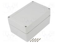 Enclosure: multipurpose; X: 100mm; Y: 150mm; Z: 75mm; ZP; light grey KRADEX