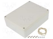 Enclosure: multipurpose; X: 105mm; Y: 145mm; Z: 40mm; Ritec; IP65 HAMMOND