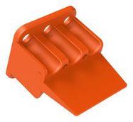 WEDGELOCK, 6POS, THERMOPLASTIC, ORANGE