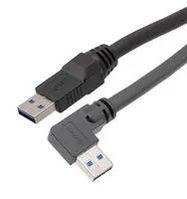 USB CABLE, 3.0 A PLUG-R/A A PLUG, 4.9FT
