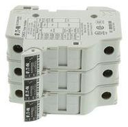 DIN RAIL FUSE HOLDER, 30A, 600VAC, SCREW