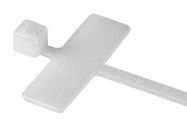 CABLE TIE, 100MM, PA6.6, 18LB, NATURAL