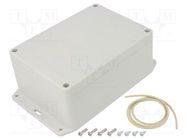 Enclosure: multipurpose; X: 85mm; Y: 165mm; Z: 70mm; Ritec; IP65 HAMMOND