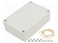 Enclosure: multipurpose; X: 85mm; Y: 125mm; Z: 40mm; Ritec; IP65 HAMMOND