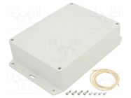 Enclosure: multipurpose; X: 146mm; Y: 186mm; Z: 55mm; Ritec; IP65 HAMMOND