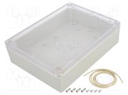 Enclosure: multipurpose; X: 165mm; Y: 220mm; Z: 60mm; Ritec; IP65 HAMMOND