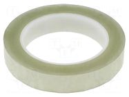 Tape: electrical insulating; W: 19mm; L: 66m; Thk: 0.063mm; acrylic 3M