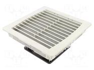 Fan: AC; axial; 230VAC; 125m3/h; 40dBA; IP54; 202x93x202mm; grey WEIDMÜLLER