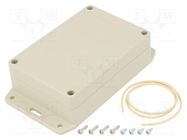 Enclosure: multipurpose; X: 85mm; Y: 125mm; Z: 40mm; Ritec; ABS; IP65 HAMMOND