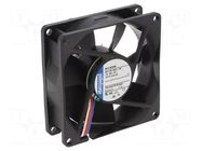 Fan: DC; axial; 24VDC; 80x80x25.4mm; 58m3/h; 26dBA; slide; 2600rpm EBM-PAPST