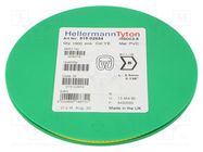 Markers; Marking: 5; 2÷5mm; PVC; yellow; -65÷105°C; leaded; HGDC2-5 HELLERMANNTYTON