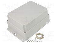 Enclosure: multipurpose; X: 146mm; Y: 186mm; Z: 90mm; Ritec; IP65 HAMMOND