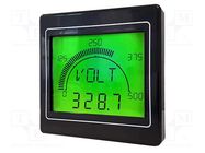 Meter: network parameters; on panel; colour,LCD,positive; IP65 TRUMETER