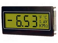 Meter: multifunction; digital,mounting; on panel; LCD; 3,5 digit TRUMETER