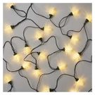 LED Christmas chain – cones, 9.8 m, outdoor and indoor, warm white, programmes, EMOS