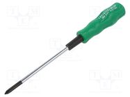 Screwdriver; Phillips; PH0; Blade length: 80mm; Overall len: 167mm ENGINEER