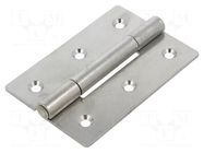 Hinge; Width: 60mm; stainless steel; H: 90mm ELESA+GANTER