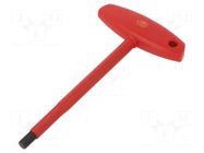 Wrench; hex key; HEX 8mm; Overall len: 182mm WIHA