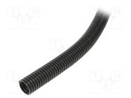 Protective tube; Size: 10; polyamide 6; black; L: 50m; -40÷105°C PMA