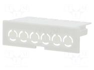 Terminals cover; for enclosures; grey HAMMOND