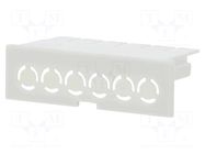 Terminals cover; for enclosures; grey HAMMOND