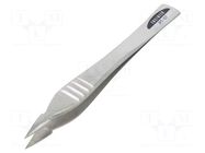 Tweezers; 125mm; universal; Blade tip shape: sharp ENGINEER