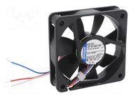 Fan: DC; axial; 12VDC; 60x60x15mm; 29m3/h; 27dBA; slide; 3900rpm EBM-PAPST