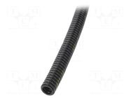Protective tube; Size: 7; polyamide 12; black; L: 50m; PIS; UL94V-0 PMA