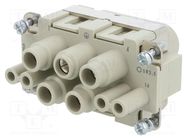 Connector: HDC; contact insert; female; Han-Com®,Han® K; size 10B 