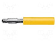Adapter; yellow; 70VDC; 32A; 42.5mm; Insulation: polyamide; 33VAC SCHÜTZINGER