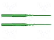 Test lead; 6kVDC; 6kVAC; 16A; banana plug 4mm,both sides; Len: 2m SCHÜTZINGER