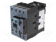 Contactor: 4-pole; NC x2 + NO x2; Auxiliary contacts: NO + NC SIEMENS