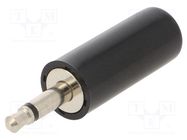 Plug; Jack 3,5mm; male; mono; ways: 2; straight; for cable; 5.3mm CLIFF