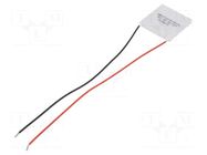 Module: Peltier; 15.4V; 3.9A; 30x30x3.2mm; 33.4W; 24AWG; Len: 150mm Wakefield Thermal