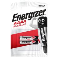 Батарейка щелочная LR61/AAA/LR8D425/25A/FSB2 1.5V 600mAh ENERGIZER 2шт блистер